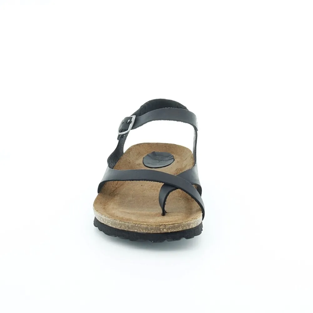 SANDALIAS INTERBIOS 7164 NEGRO.