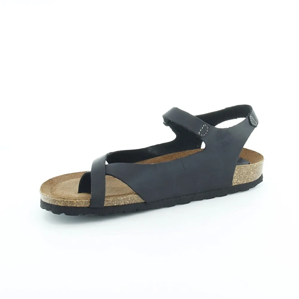 SANDALIAS INTERBIOS 7164 NEGRO.