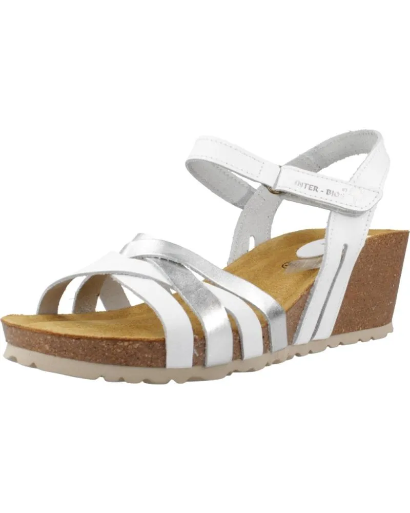 Sandalias INTERBIOS  de Mujer SANDALIAS MUJER INTER BIOS MODELO 5641IB COLOR BLANCO BLNCPL  BLNCPLTA