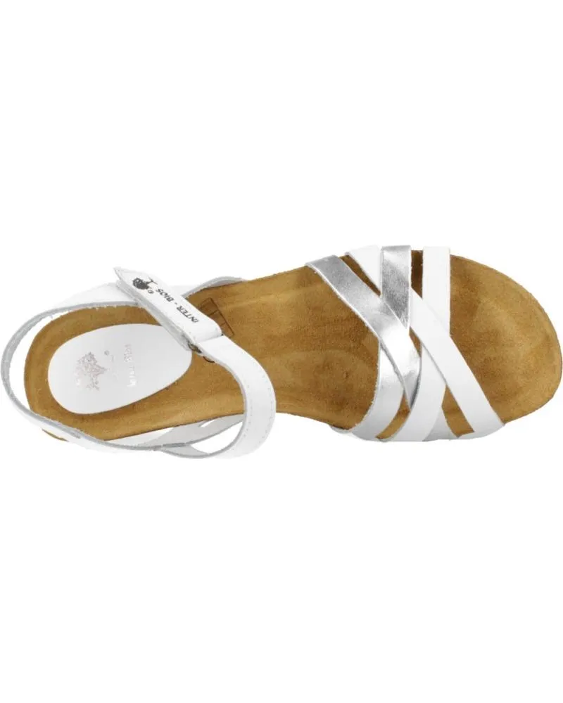 Sandalias INTERBIOS  de Mujer SANDALIAS MUJER INTER BIOS MODELO 5641IB COLOR BLANCO BLNCPL  BLNCPLTA
