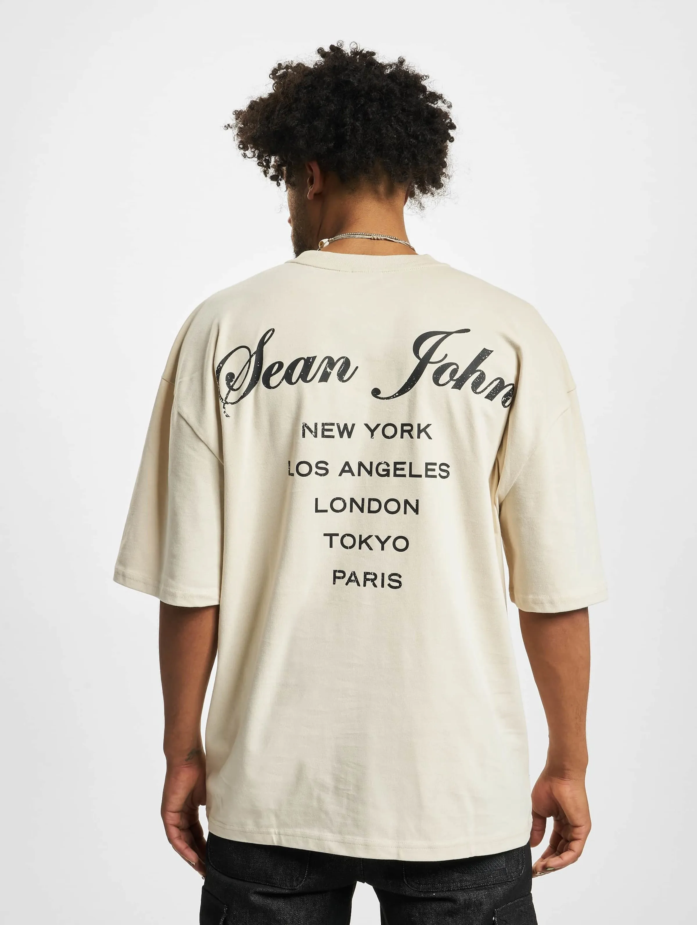 Sean John Script Logo Peached City Backprint