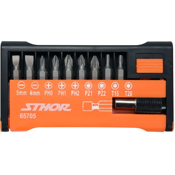 STHOR  65705  JUEGOCABEZAS DE TORNILLO, MIXTO, 10 PIEZAS