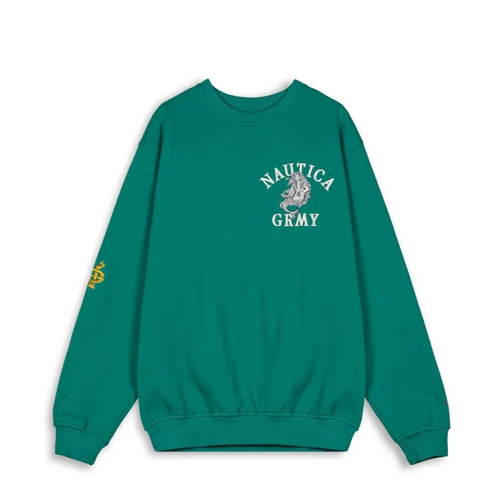SUDADERA GRIMEY MIGHTY HARMONIST NAUTICA X GRMY  GREEN | SS24