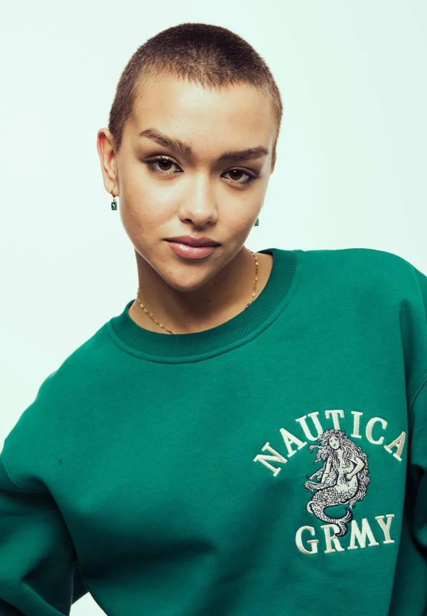 SUDADERA GRIMEY MIGHTY HARMONIST NAUTICA X GRMY  GREEN | SS24
