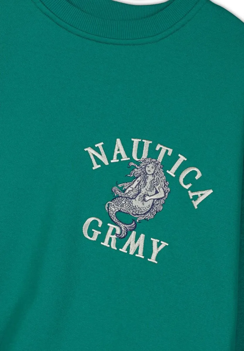 SUDADERA GRIMEY MIGHTY HARMONIST NAUTICA X GRMY  GREEN | SS24