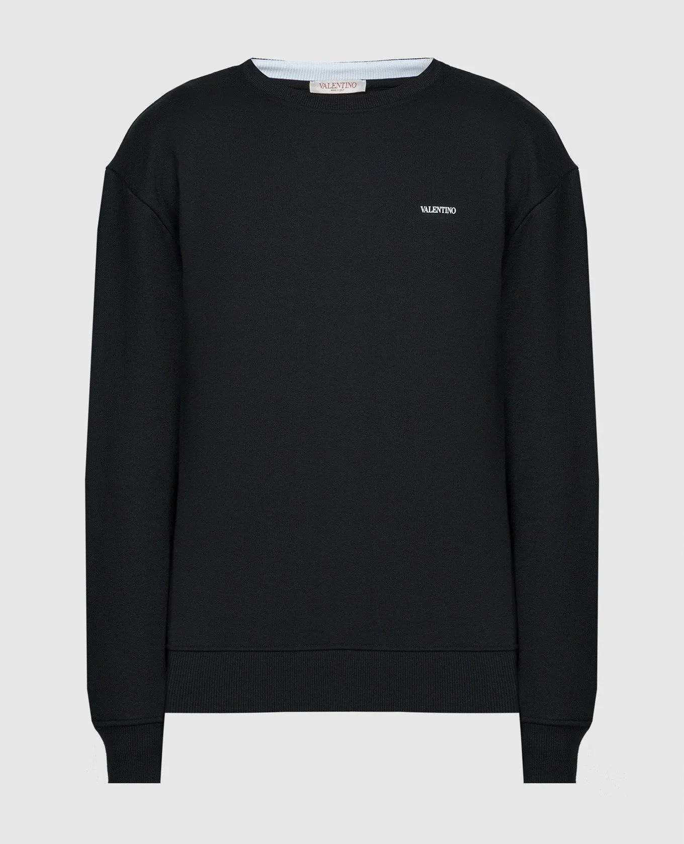 Valentino Black sweatshirt with contrasting logo print