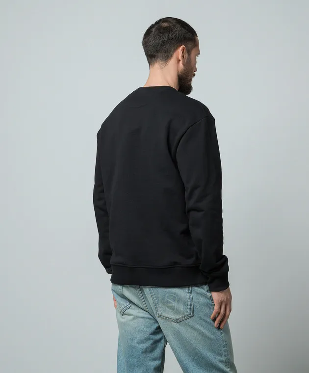 Valentino Black sweatshirt with contrasting logo print