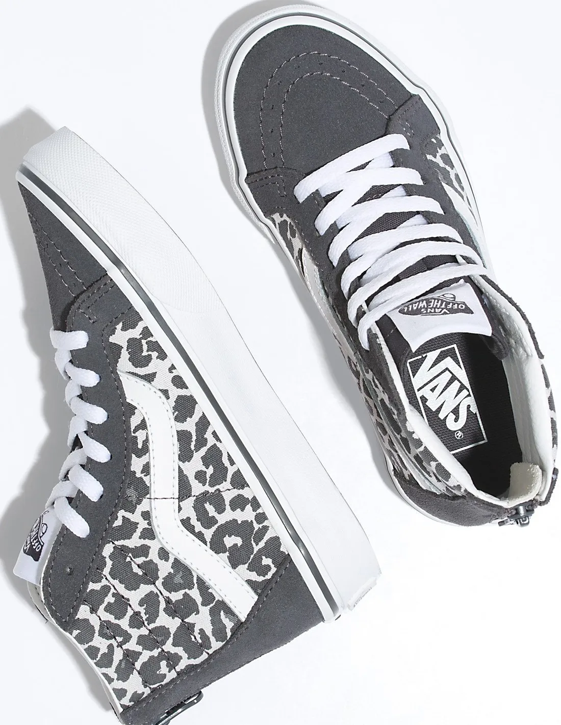 VANS SK8HI ZIP SNOW LEOPARD  ASPHALT  ZAPATILLAS PARA MUJERES