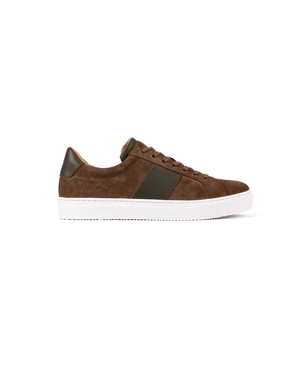 Zapatillas Casuales 100% Cuero Gamuza