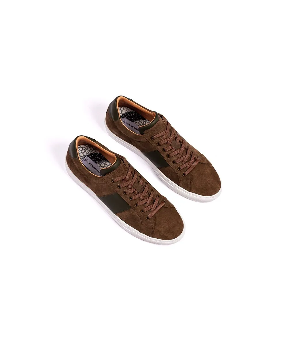 Zapatillas Casuales 100% Cuero Gamuza